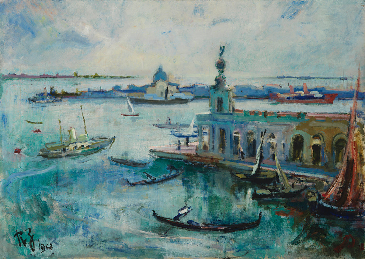 "Punta della Dogana e Giudecca" Autore Zanutto Renzo