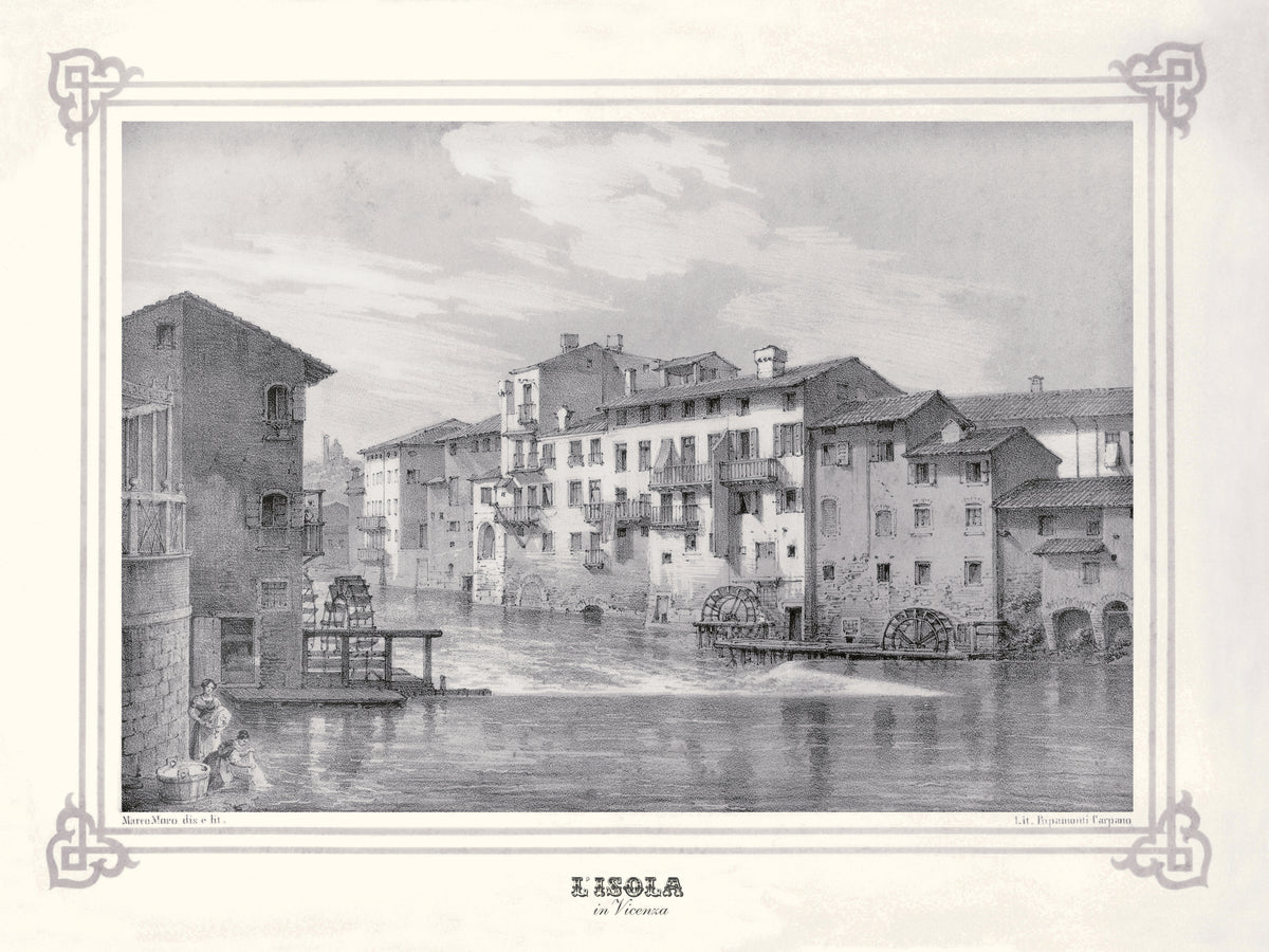 MORO - Veduta dell'ISOLA di Vicenza