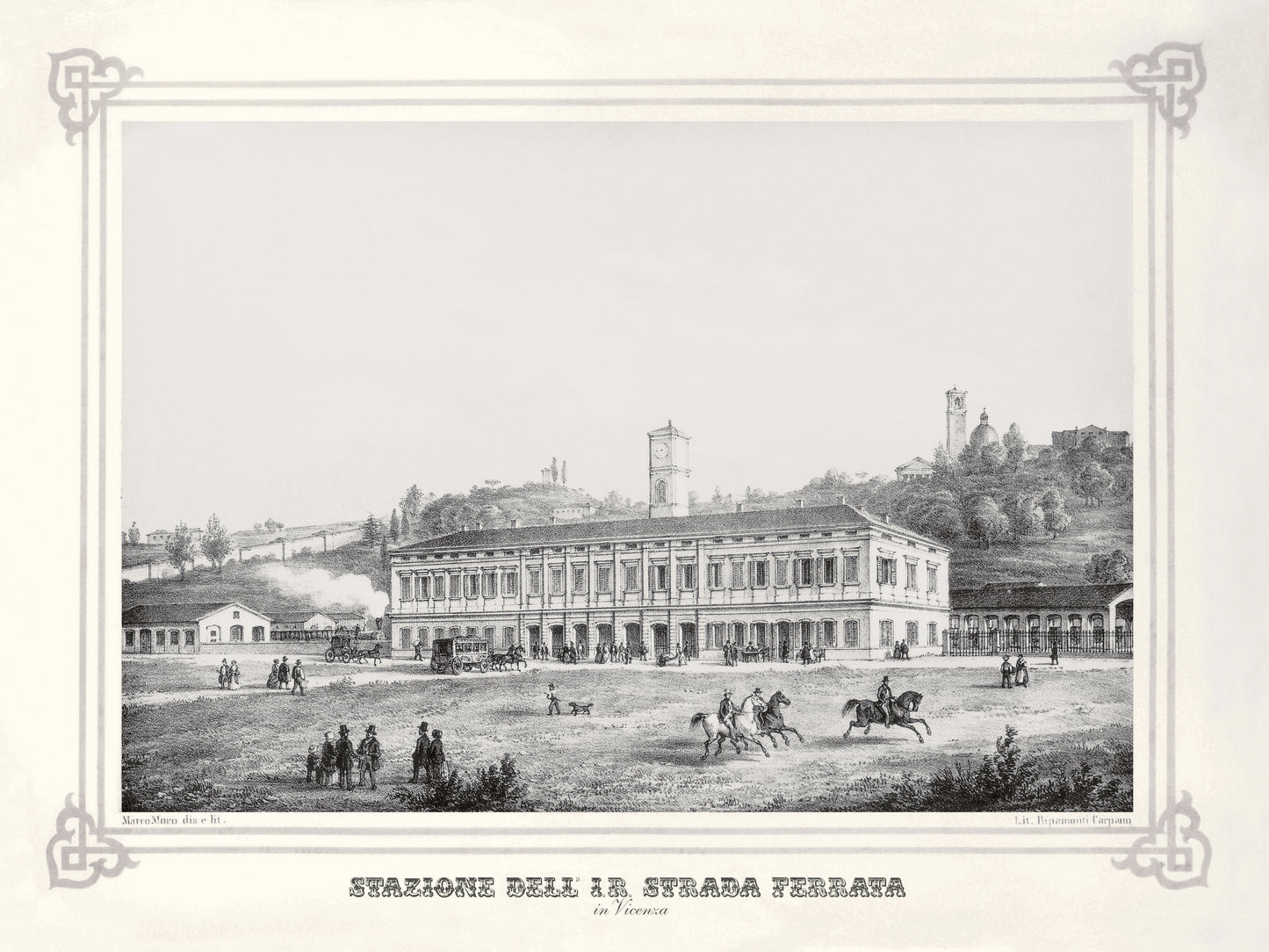MORO - Veduta Stazione Ferrovia di Vicenza