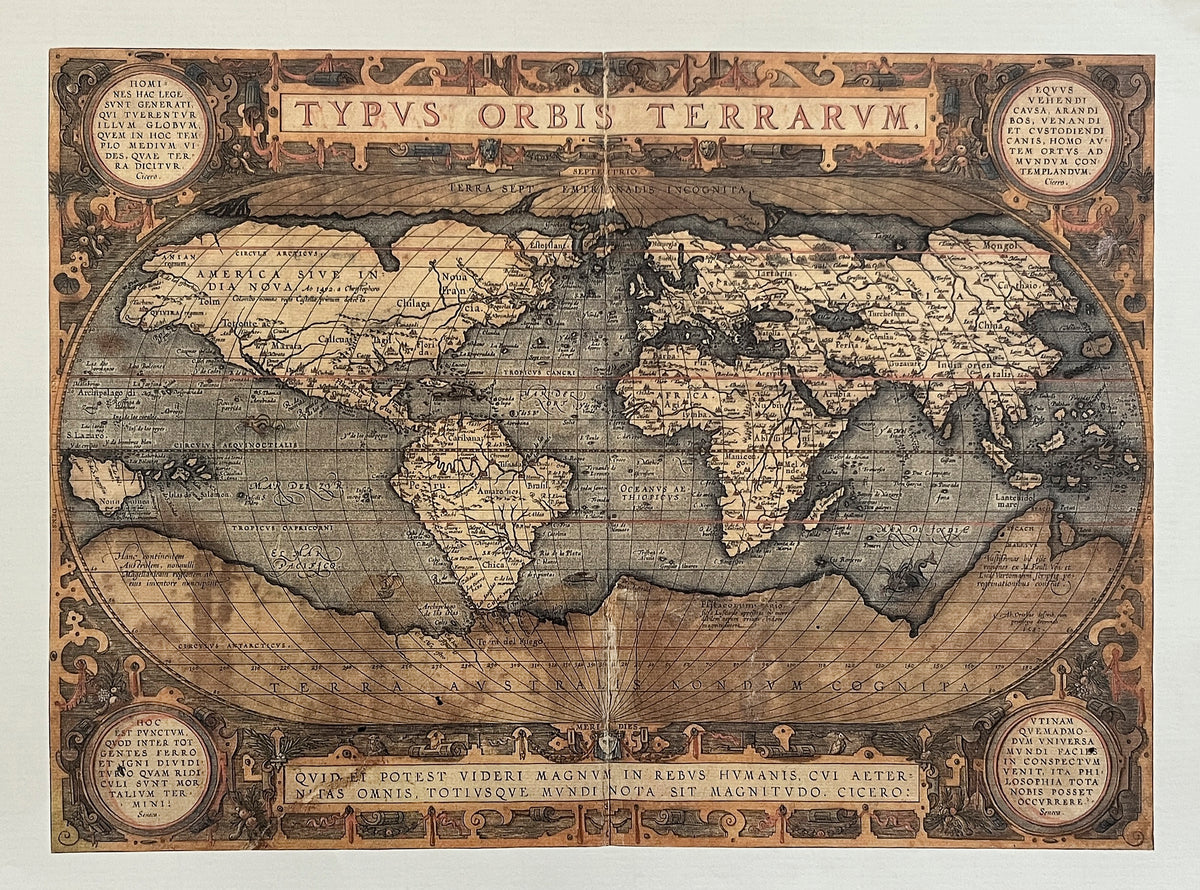 Mappa MONDO antica