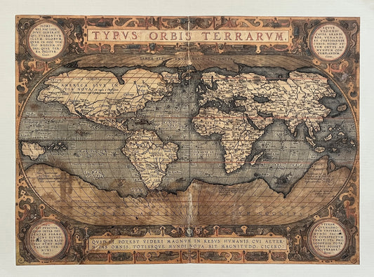 Mappa MONDO antica