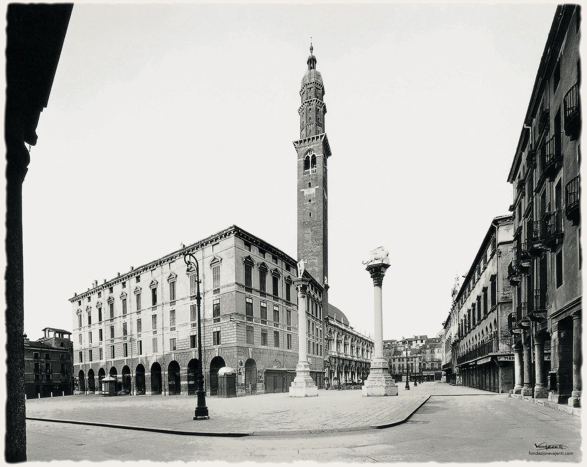 Piazza Biade e Piazza dei Signori 1930 Vicenza